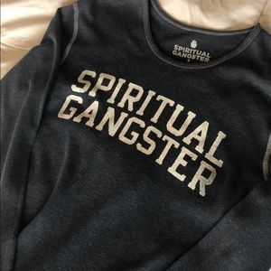 Spiritual Gangster thermal long sleeve top
